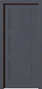 Серая недорогая одностворчатая входная дверь Trend 297565 в Орле