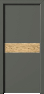 Гладкая теплая железная дверь Penta 201942 с пленкой ПВХ в Орле