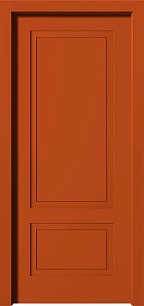 Недорогая одностворчатая металлическая дверь Trend 198592 с фрезеровкой в Орле